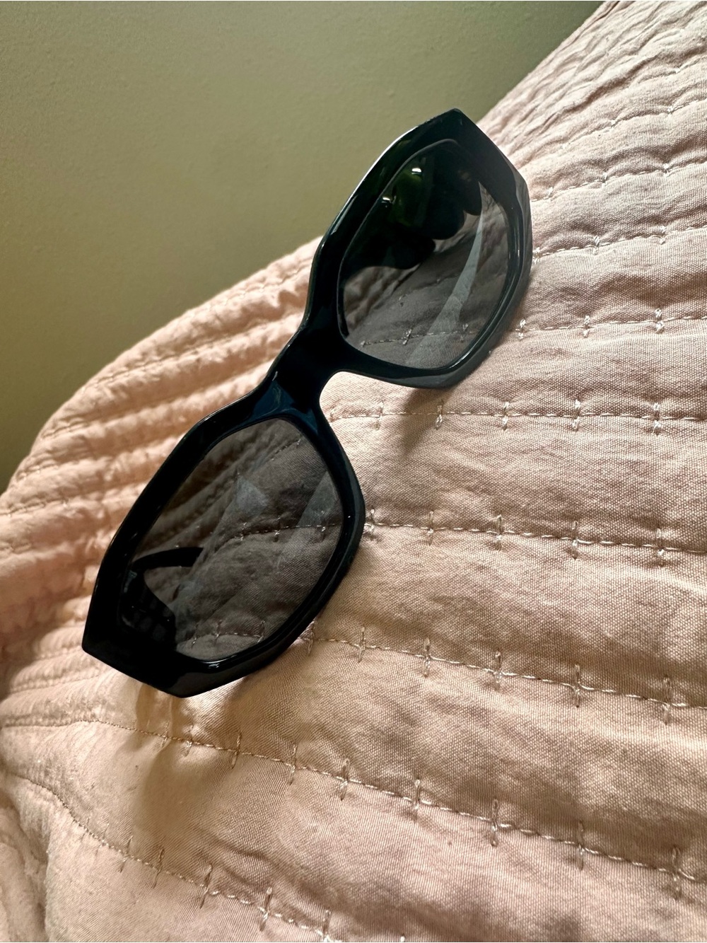 Versace Black Oversized Women’s Sunglasses